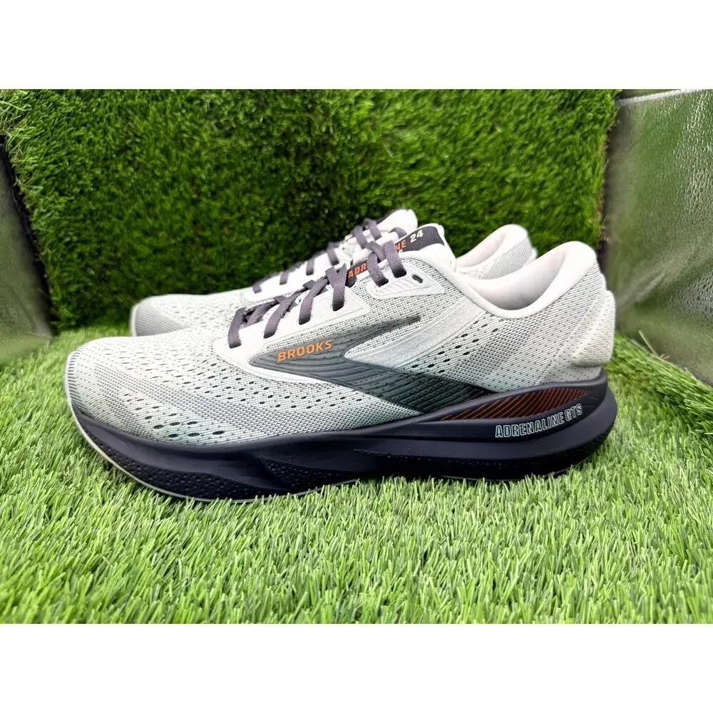 Brooks Adrenaline GTS 24 1204261D030 Athletic Shoes Women's 11.5D White Mesh Gym